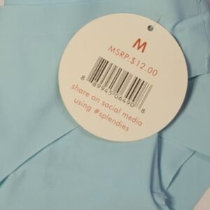 Splendies Panties, Robin's egg blue, Size M
